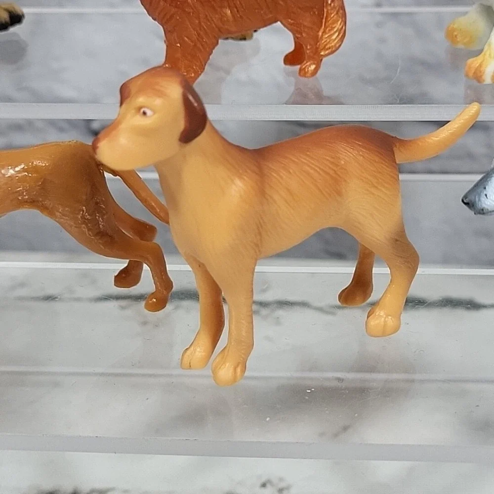 Dog Figures Lot Realistic Dollhouse Pets Animals German Shepherd Collie Huskie